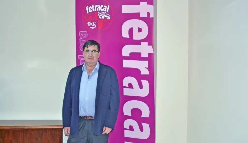 Juan Luis Feltrero, el salmantino que preside Fetracal, la Federación Regional de Asociaciones de Transportes de Mercancía de Castilla y León. Foto Fetracal