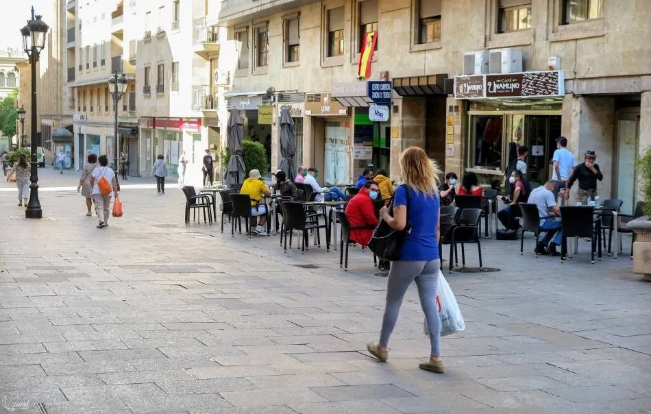 Salamanca, tras finalizar el estado de alarma. Foto: Manuel Lamas