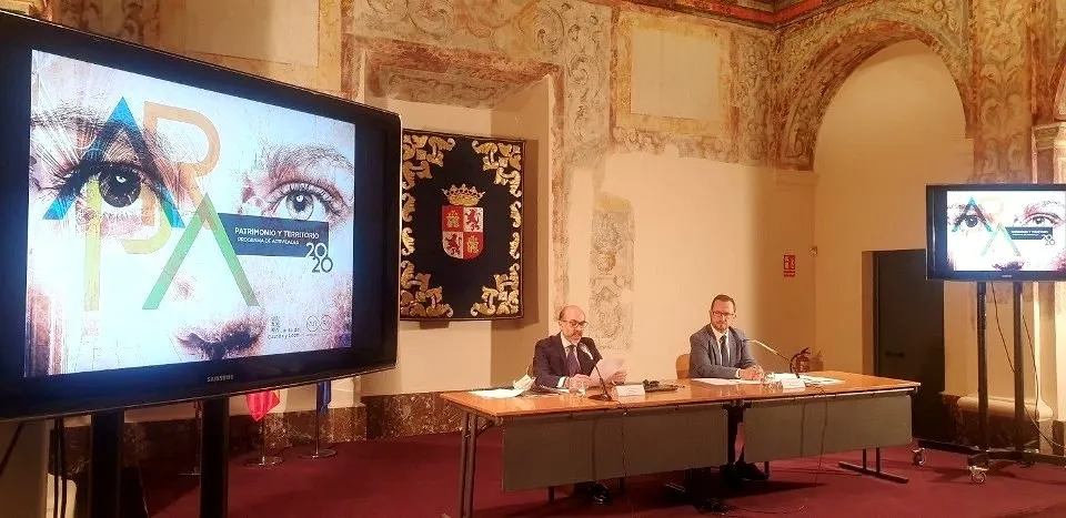 Presentación de la bienal AR&PA Territorio, con un formato adaptado para los próximos seis meses y un presupuesto de 800.000 euros. Foto JUNTA CYL