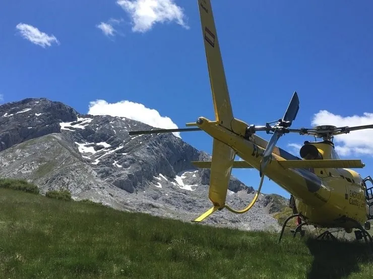 Helicóptero de Emergencias 112. - JCYL