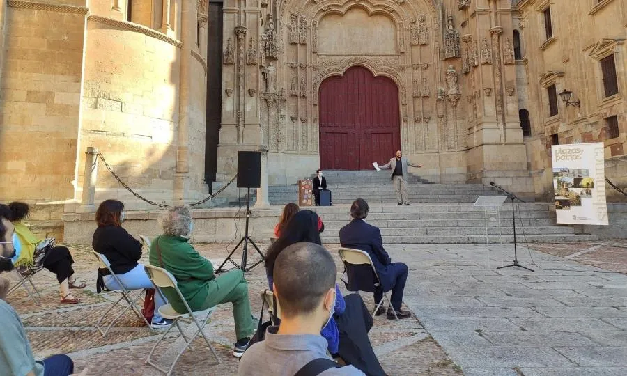 Presentación de esta programación cultural en el Patio Chico. Foto EP