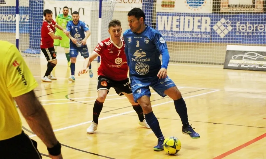 Dani Montes, en un partido con el Servigroup Peñíscola. Foto LNFS