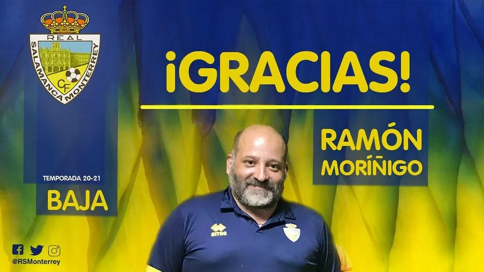 Ramón Moríñigo abandona el puesto de entrenador del Real Salamanca Monterrey