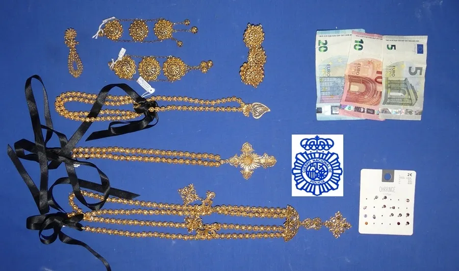 Material robado que pudo recuperar la Policía