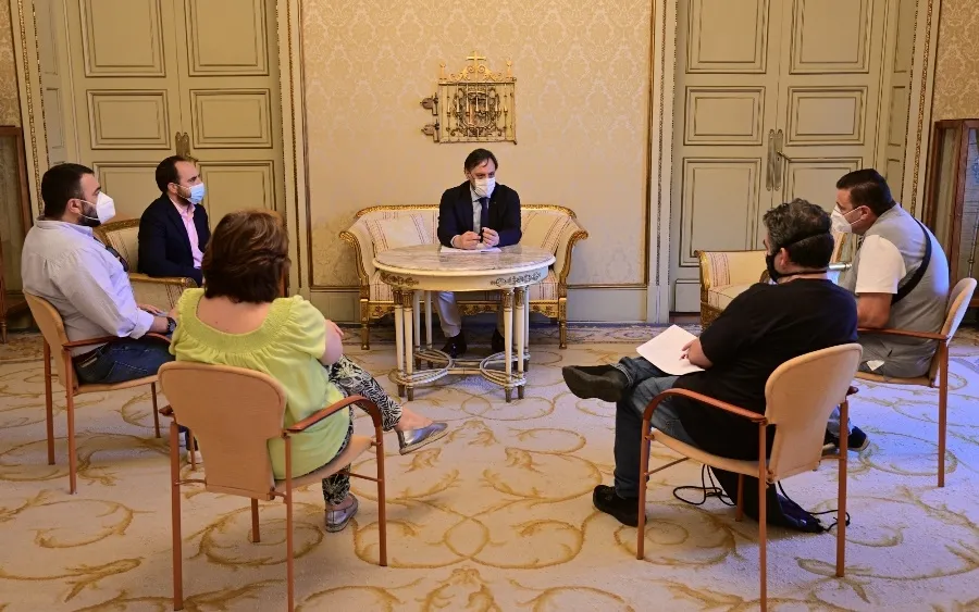 Reunión del alcalde con los representantes de los comités de empresa de Adif y de Renfe en Salamanca