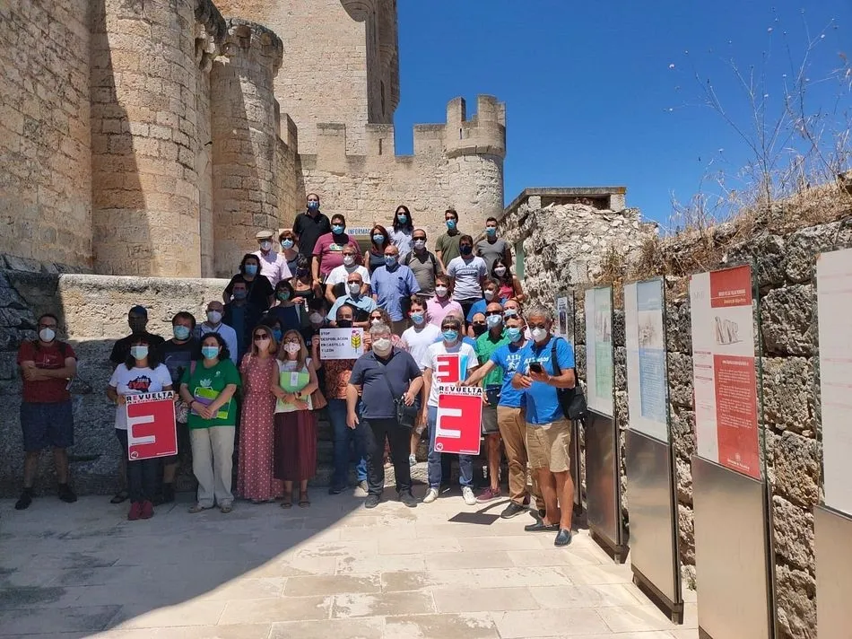 Reunión de la Coordinadora de la España Vaciada en Peñafiel. - SORIA YA