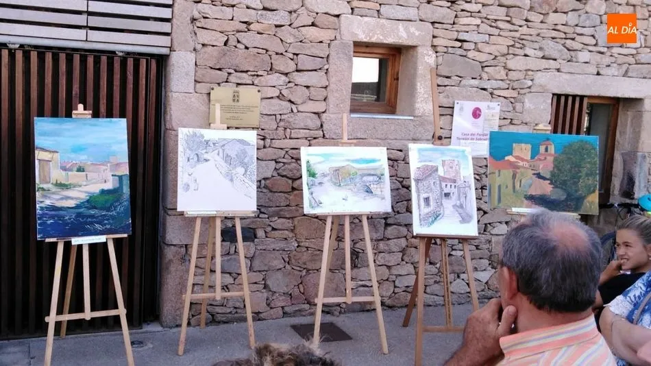 Exposición de los cuadros pintados en el certamen del 2019