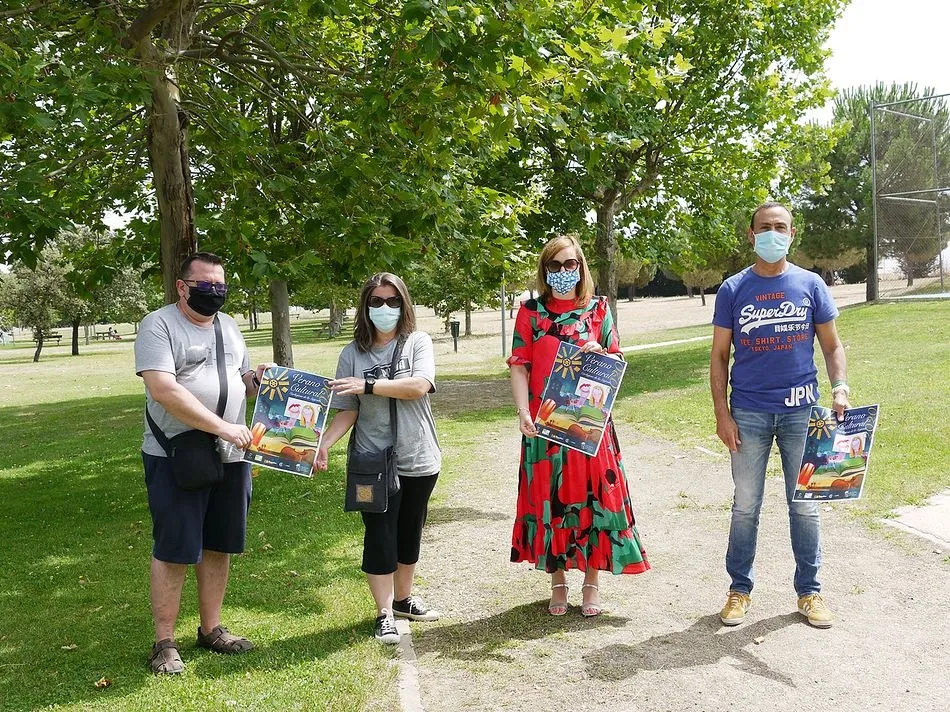 Responsables municipales durante la presentación