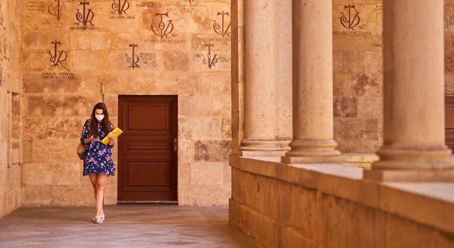 Estudiante de la Universidad de Salamanca. Foto USAL