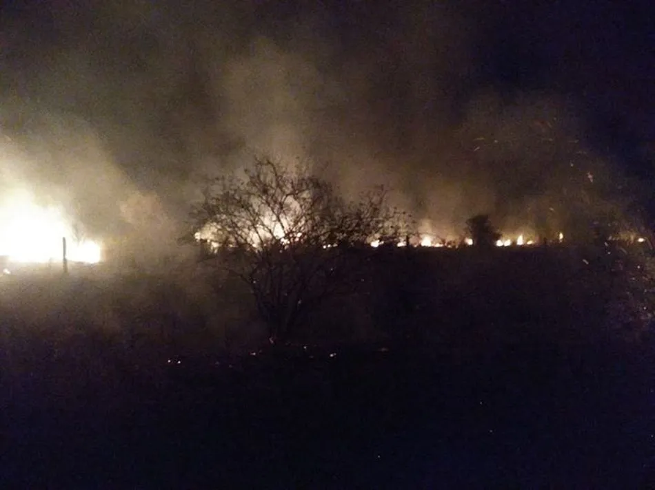 Fuenterroble de Salvatierra sufre un incendio forestal de madrugada