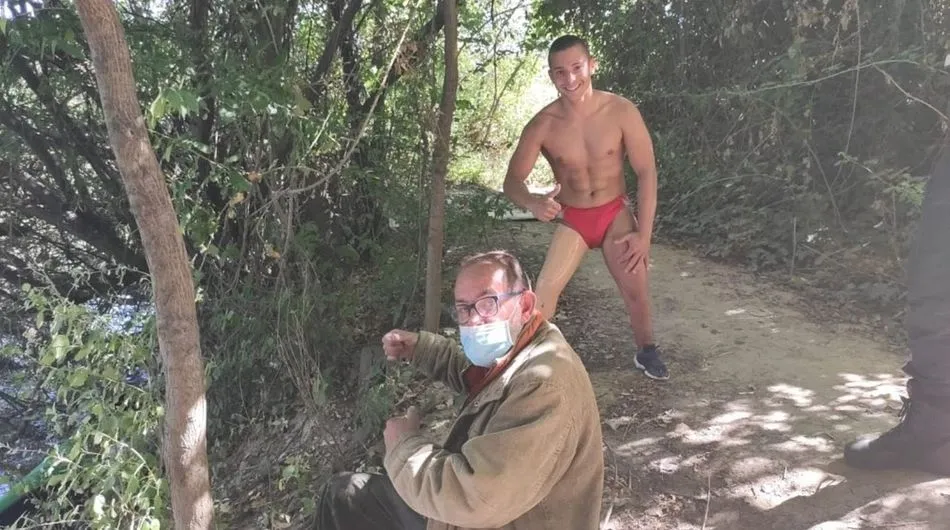 El campeón de España de natación adaptada Enrique Navas rescata a un hombre que cayó al Pisuerga. - POLICÍA LOCAL DE VALLADOLID