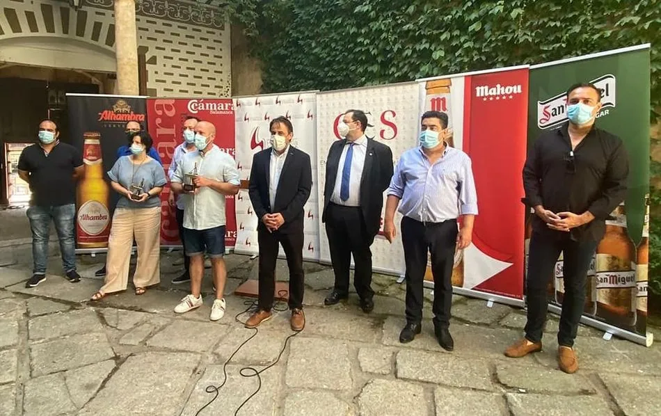 Asistentes a la entrega de premios en la Cámara de Comercio