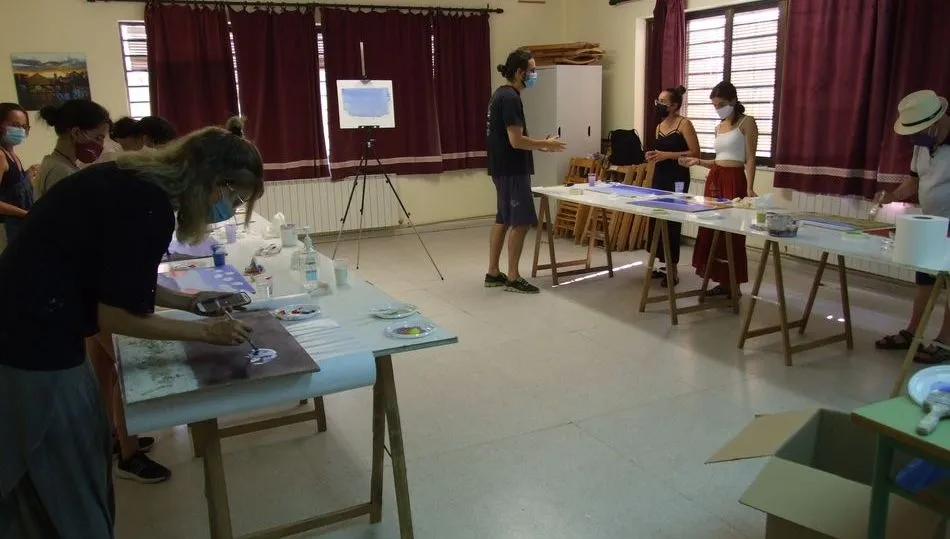 Los talleres se impartían en la tarde del domingo en distintos lugares del municipio