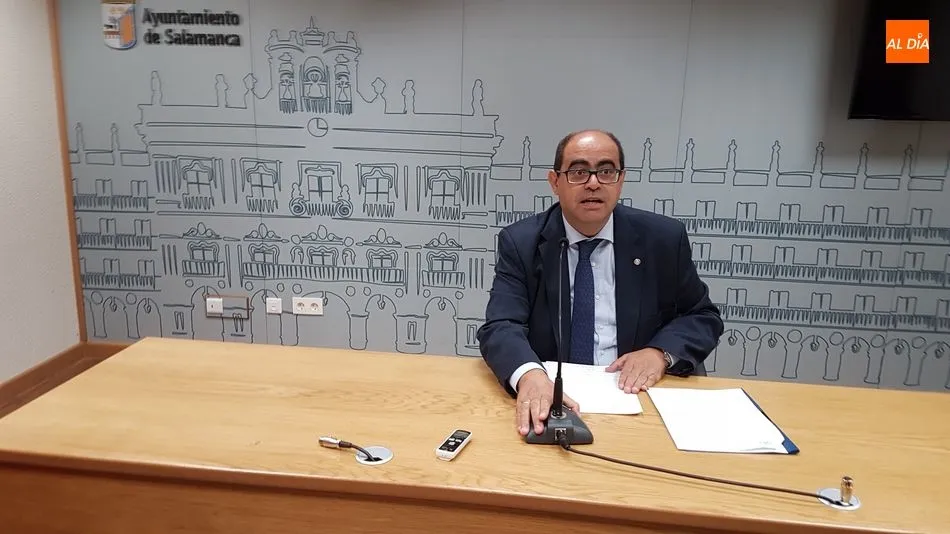 El portavoz del Grupo Municipal Popular en el Ayuntamiento de Salamanca, Fernando Rodríguez - Archivo