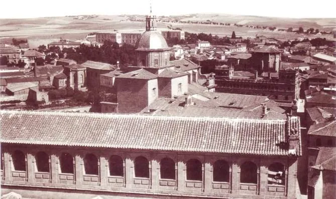 Salamanca desde la Clerecía, en los años 20