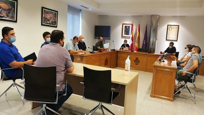 Reunión de la Mancomunidad de municipios de Peñaranda