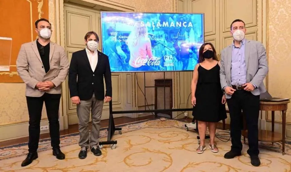 Imagen del día de la presentación del ciclo de conciertos Vuelve Salamanca