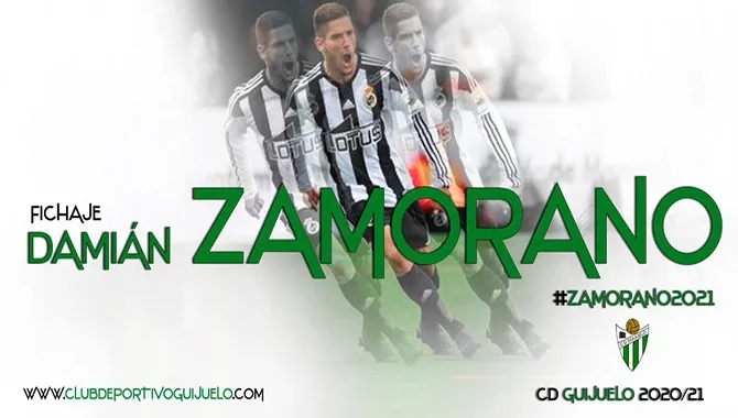 Damián Zamorano ya es oficialmente nuevo jugador del CD Guijuelo