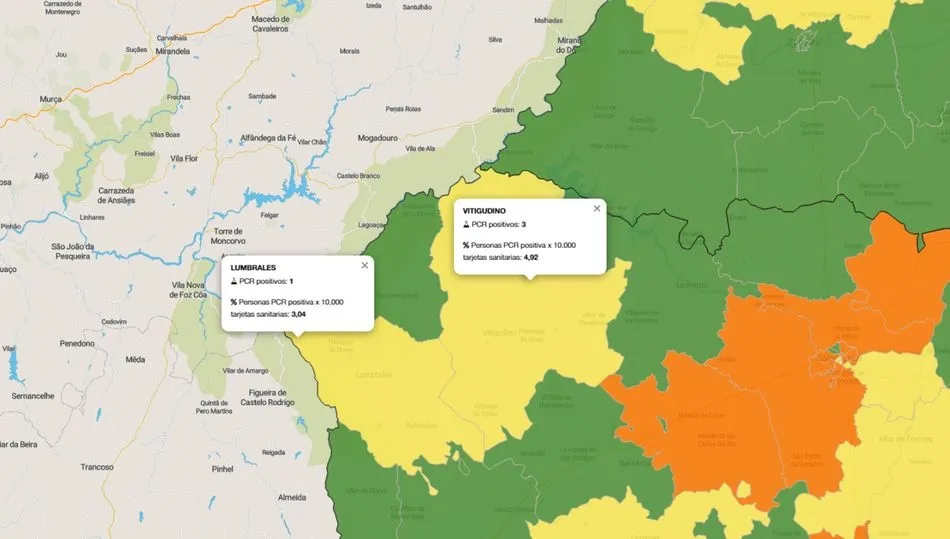 Lass ZBS de Vitigudino y de Lumbrales están ya en amarillo