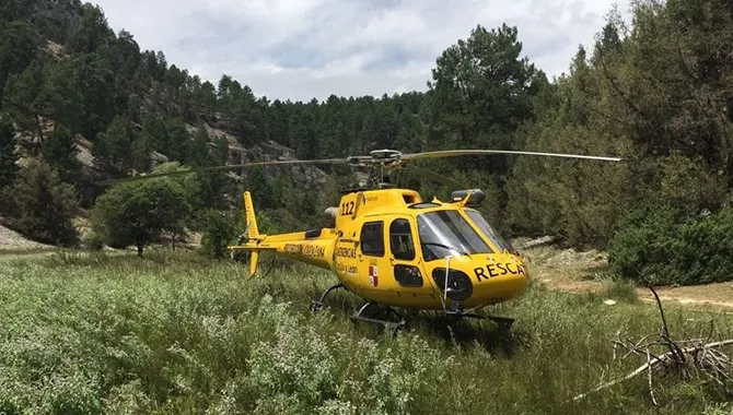 Helicóptero de Protección Civil. EP