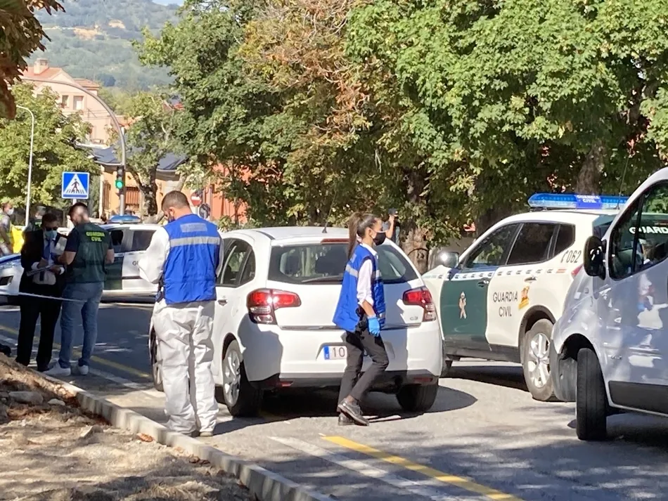 Muere una mujer por arma blanca en la CL-601 dirección Valsaín, justo a la entrada al municipio segoviano de La Granja. Foto: EP