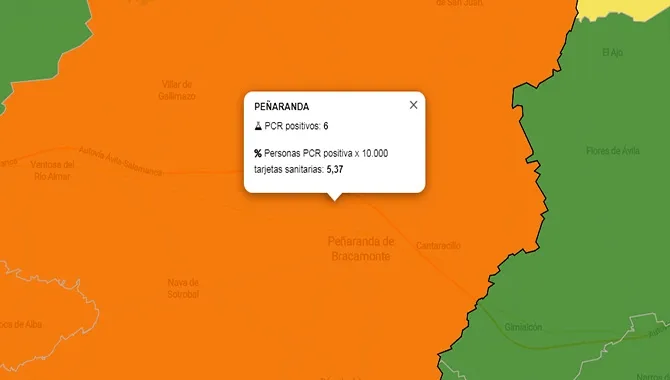 Mapa coronavirus actualizado al sábado 15 de agosto