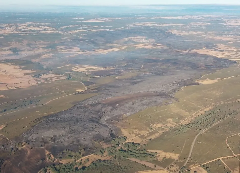 Incendio en Lober de Aliste