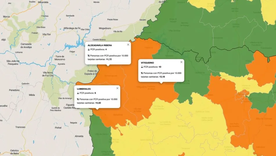 Las tres ZBS de Las Arribes han registrado 20 casos positivos en las dos últimas semanas