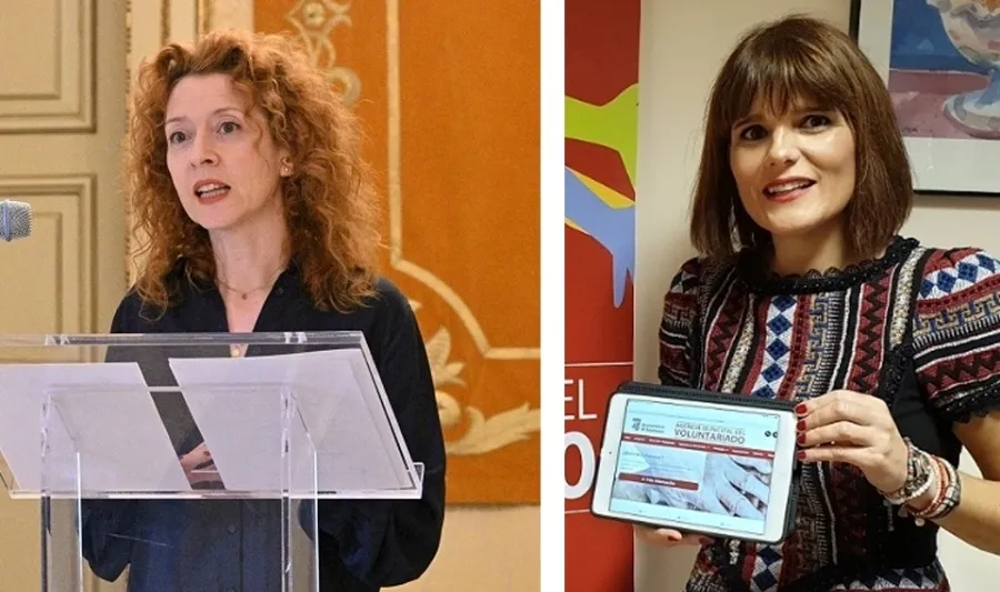 Las concejalas de Familia y Participación, Ana Suárez y Almudena Parres