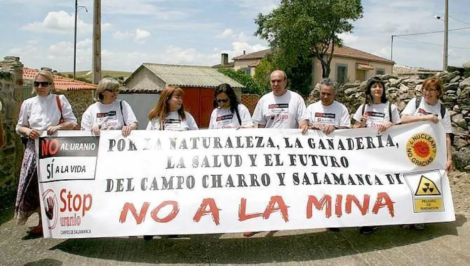 Foto de archivo de una de las manifestación de Stop Uranio