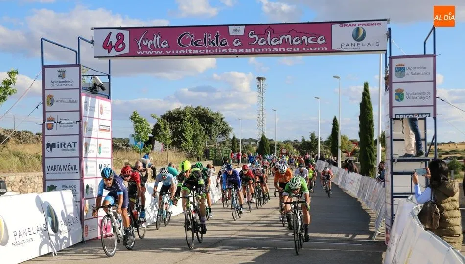 Una de las etapas de la anterior edición de la Vuelta Ciclista a Salamanca élite y sub-23