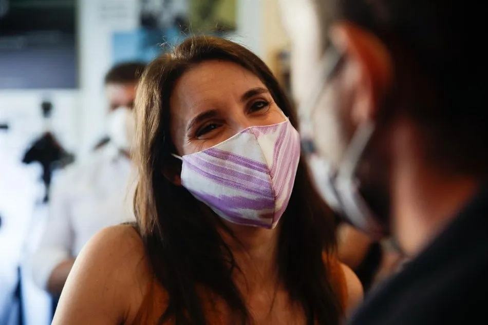 La ministra de Igualdad, Irene Montero - Ricardo Rubio - Europa Press