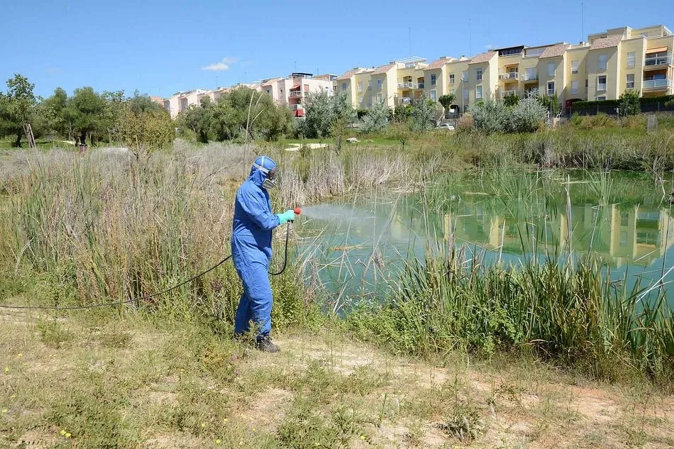 Labores de fumigación en parque Olivar del Zaudín para prevenir el virus del Nilo - AYTO. TOMARES