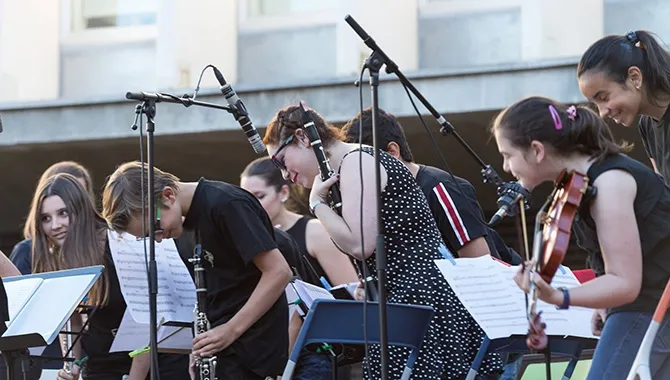 Acto de la Escuela de Música de Santa Marta