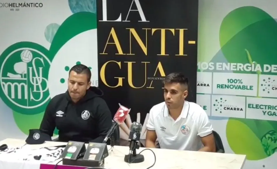 Presentación de Luis Télles como nuevo jugador del Salamanca UDS