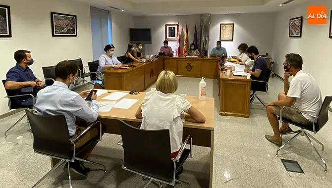 Imagen del Pleno de este viernes en el Ayuntamiento de Peñaranda