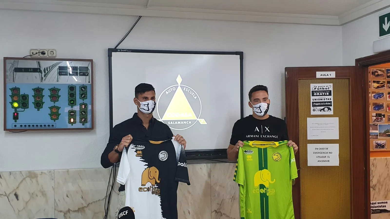 Jon Rojo y Miguel Serna, durante su presentación