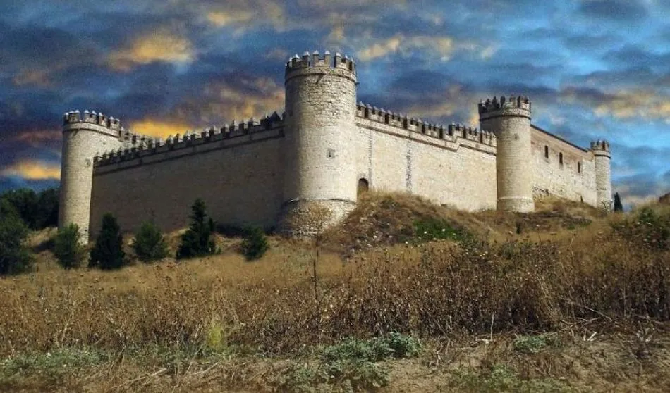 Castillo en venta y que acogió en su interior las instalaciones de la Guardia Civil. Foto: Giese