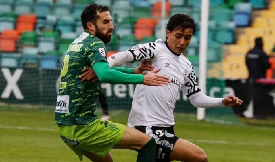 Monárrez en un encuentro con la camiseta del Salamanca UDS - Archivo