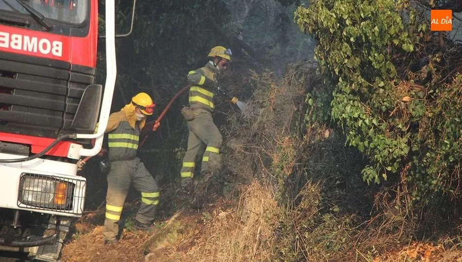 La intervención en la noche de los medios terrestres evitó mayores consecuencias por su proximidad al casco urbano / ARCHIVO