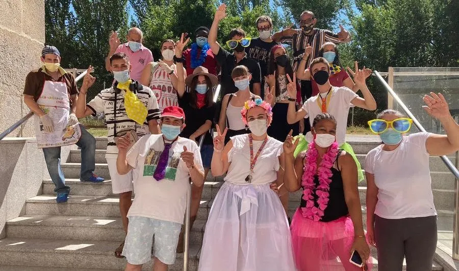 Usuarios del proyecto Ranquines en una actividad del centro de día