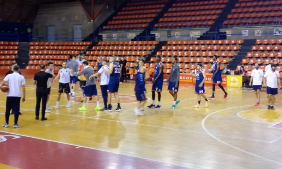 Aquimisa Carbajosa, en el partido ante el Tizona Universidad de Burgos