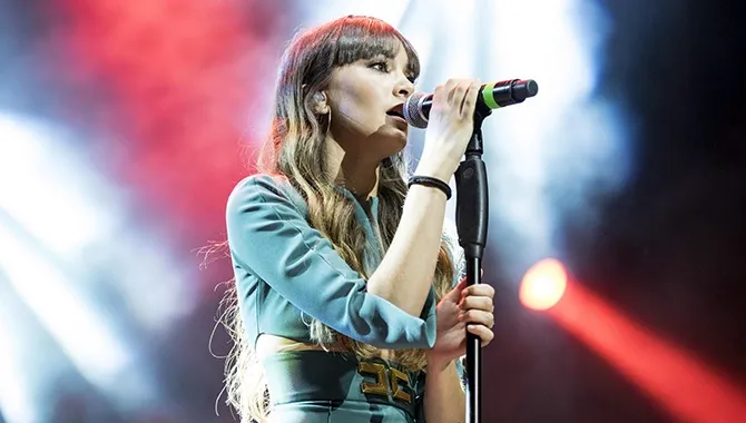 Aitana, durante un concierto este año. EP