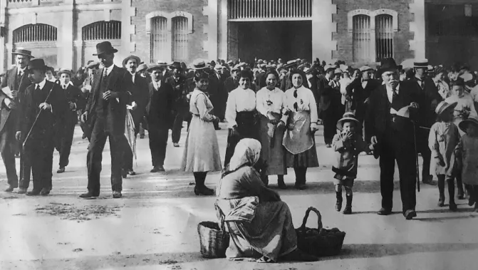 La elegancia de ir a La Glorieta en otra época
