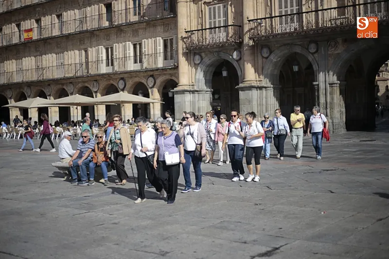 Una edición anterior de Ponte en Marcha en plena Plaza Mayor - Archivo