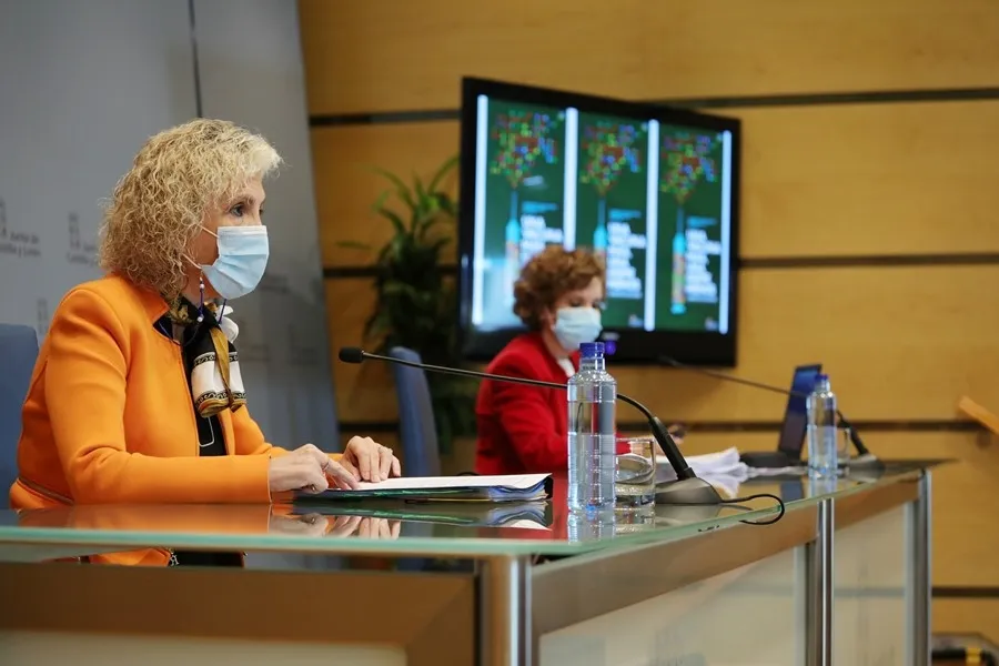 Rueda de prensa de la consejera de Sanidad en Castilla y León, Verónica Casado. Foto JCYL