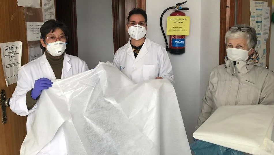 Profesionales sanitarias del consultorio de Aldea del Obispo. Foto de archivo