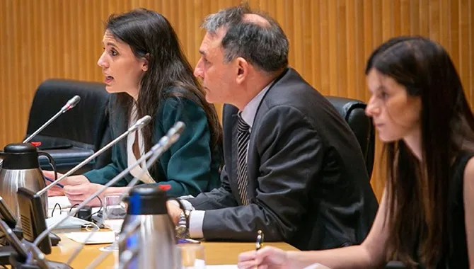 La ministra de Igualdad, Irene Montero, en el Congreso