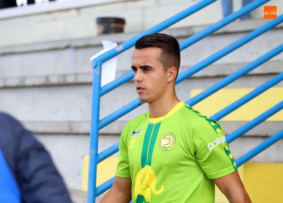 Diego González, en su debut en el Reina Sofía, con Unionistas