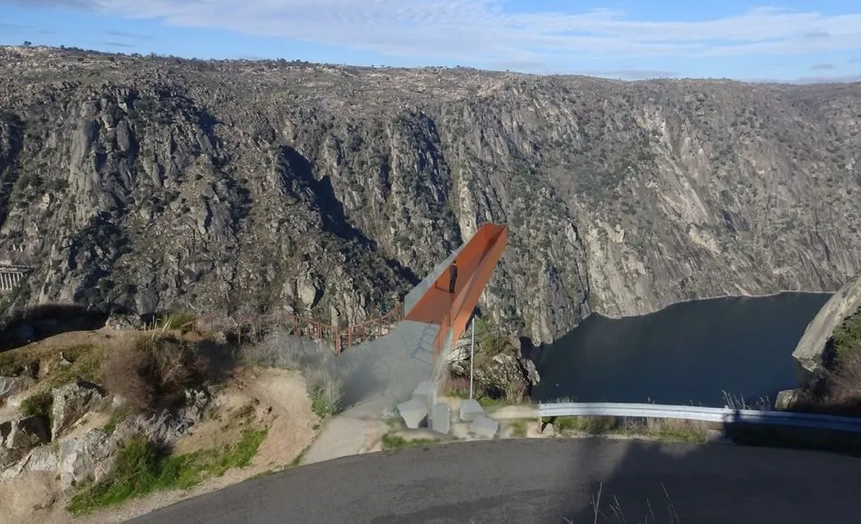 Recreación del Mirador de Aldeadávila